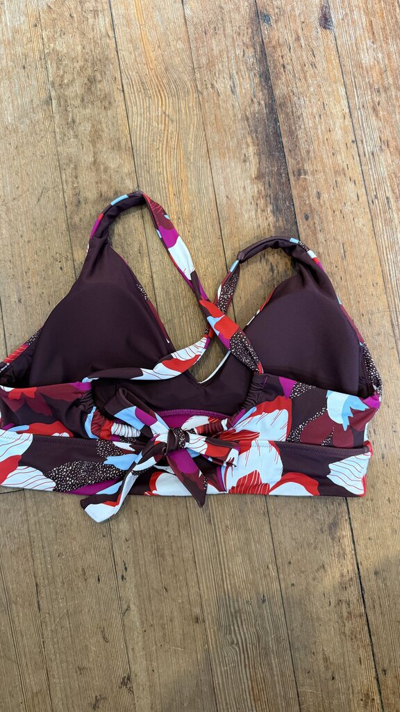 Tie X Back Swim Top