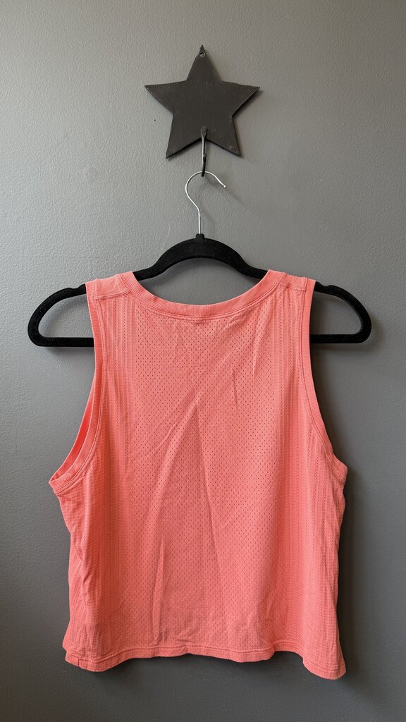 Perforated Stripe Tank Top