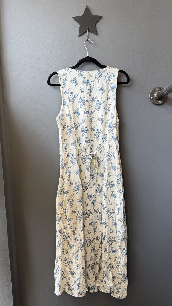 Floral Button Front Maxi Dress