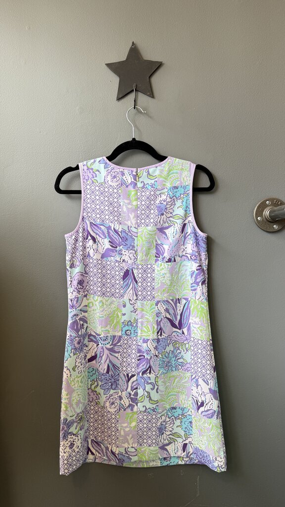 Julienne Patch Print Shift Dress