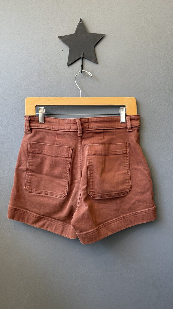 Denim High Rise Shorts