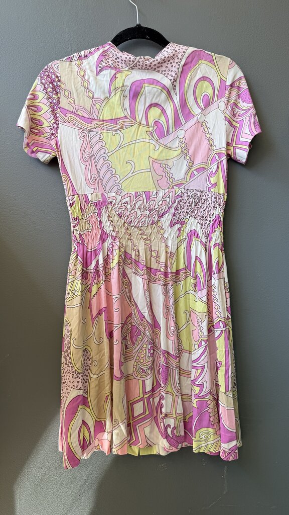 Vintage Printed Shirtdress