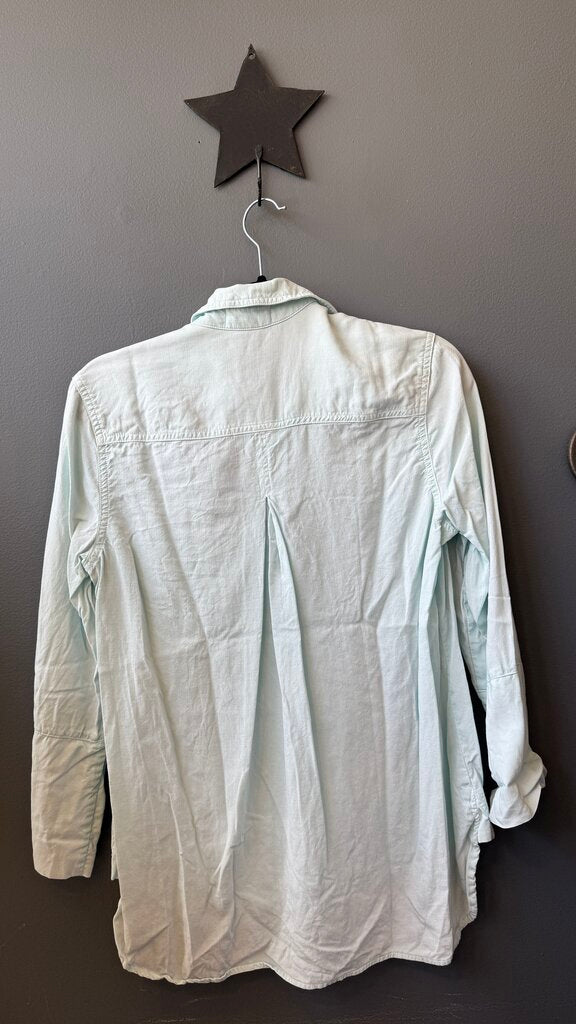 Washed Pocket Button Up Shirt