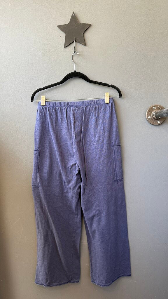 Cotton Pocket Wide Leg Pants
