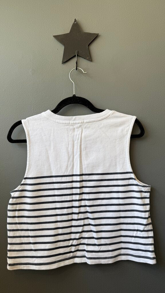 Stripe Crop Tank Top