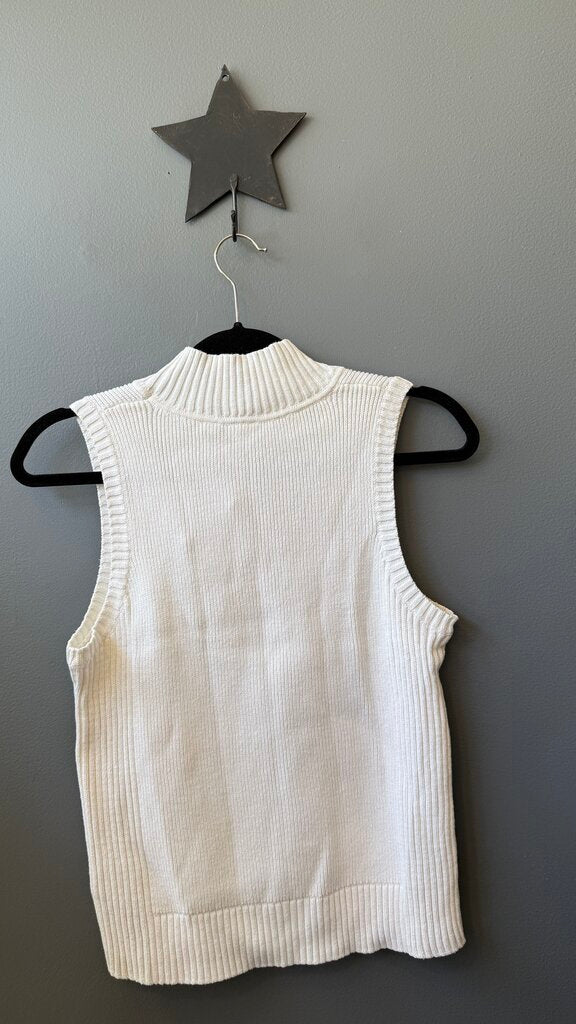 Ribbed Mockneck Tank Top