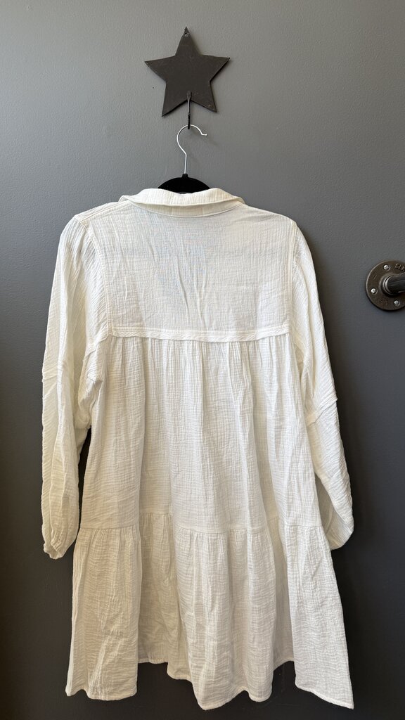 Tiered Popover Swing Dress