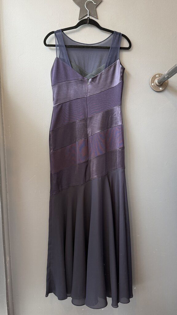 Stripe Kick Out Skirt Maxi Gown Dress