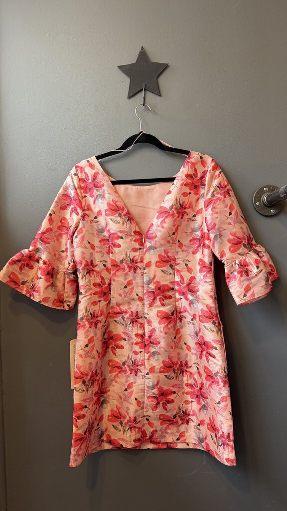 Floral 3/4 Sleeve Dress