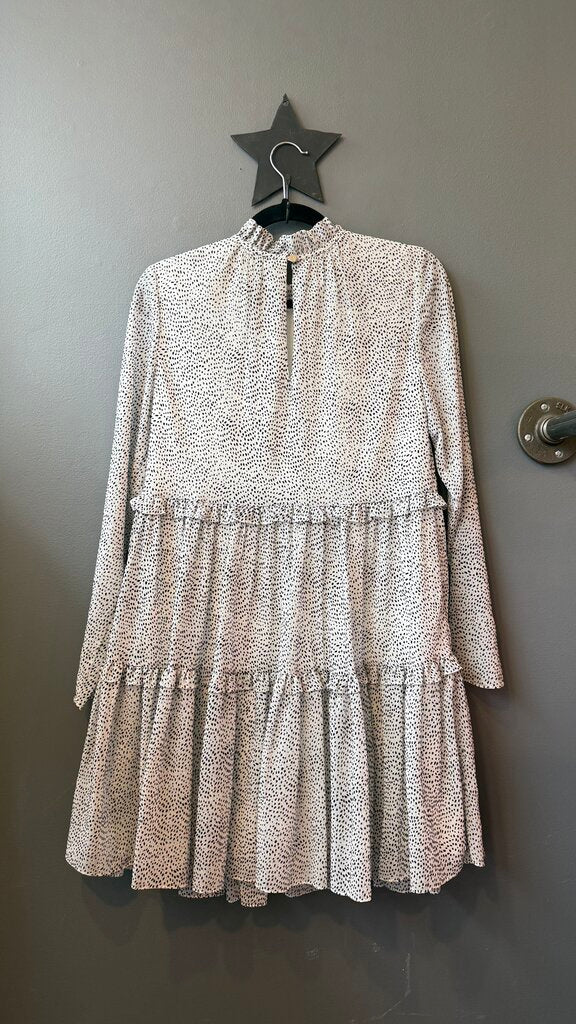 Tiered Longsleeve Swing Dress