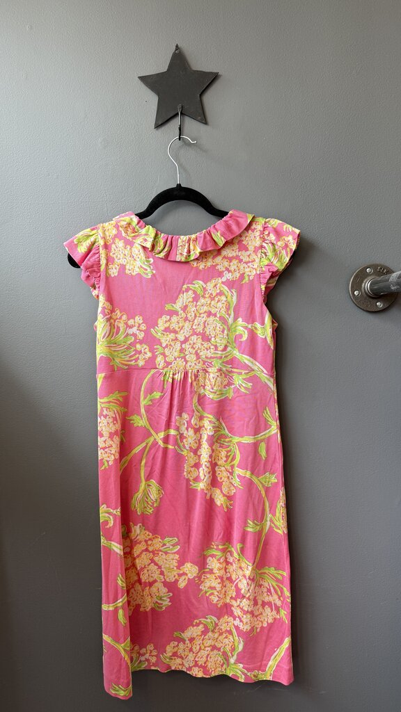 Silk Jersey Ruffle Dress