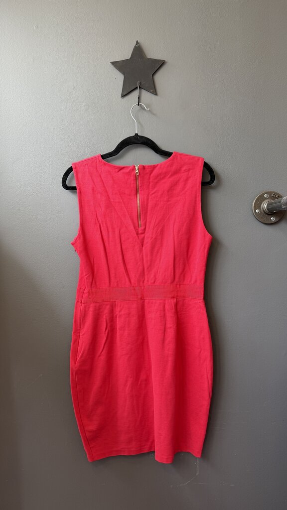 Ponte Bow Ruched Front Sheath Dress