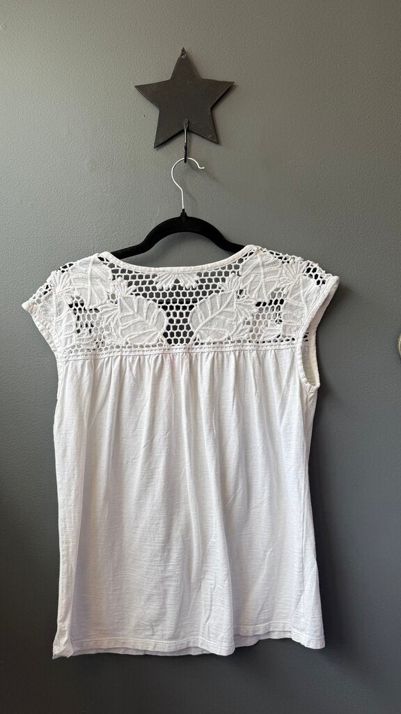 Lace Shoulder TShirt