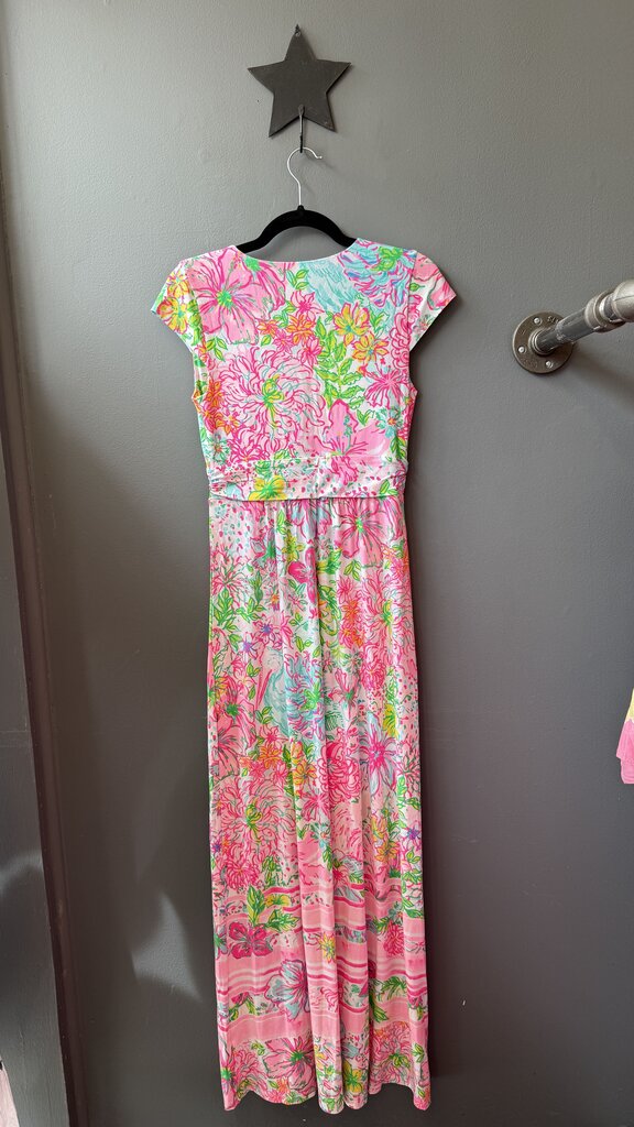Jersey Neon Maxi Dress