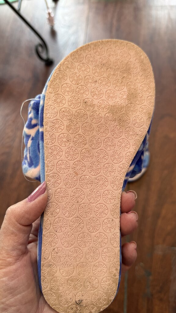 Velour Mule Slippers