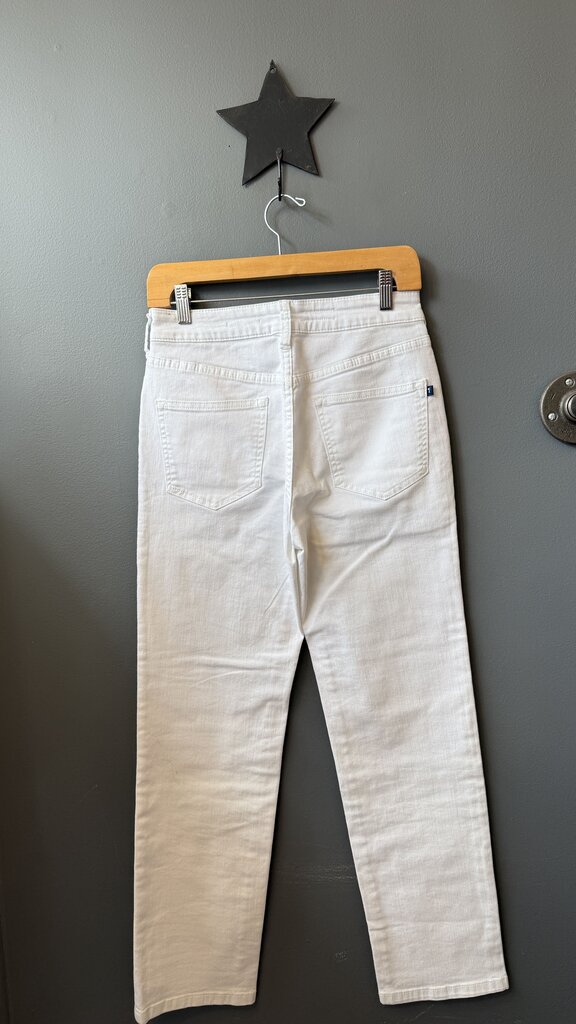 The Vintage Straight White Jeans
