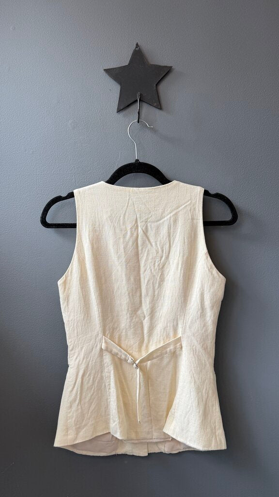 Linen Vest Style Top