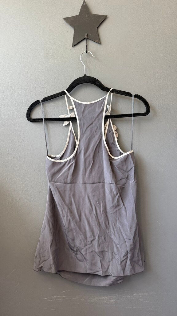Silk Floral Applique Tank