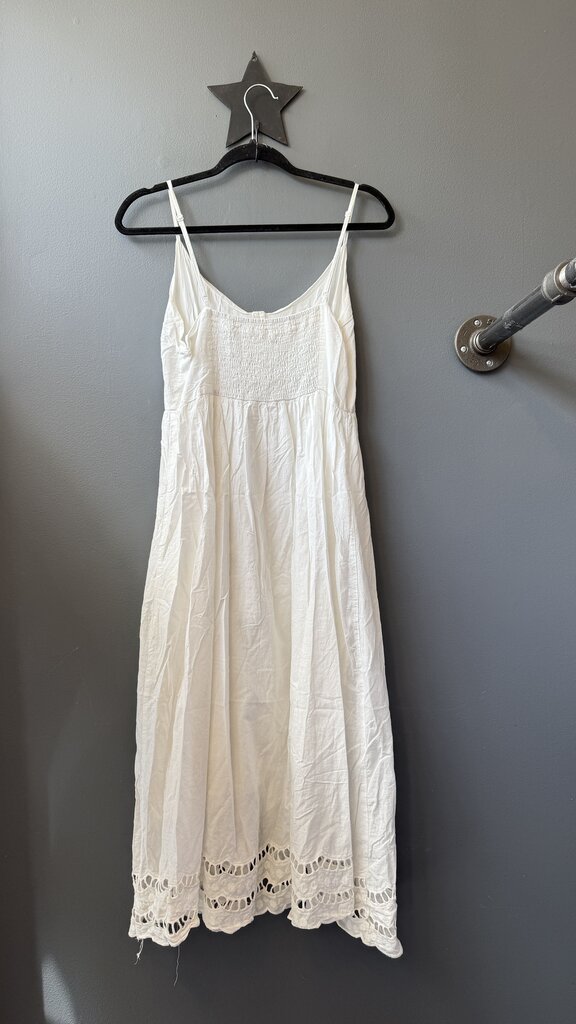 Lace Hem Midi Dress