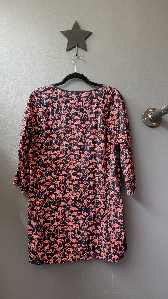 Flamingo Cover Up Tunic Dress