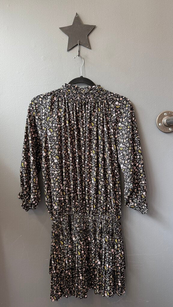 Floral Smocked Waist Dress