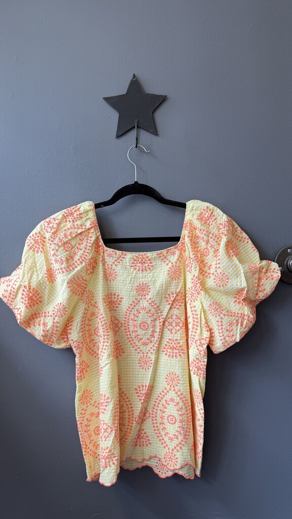 Eyelet Gingham Lettie Top