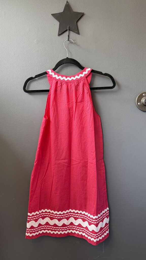 Ric Rack Trim Cotton Dress