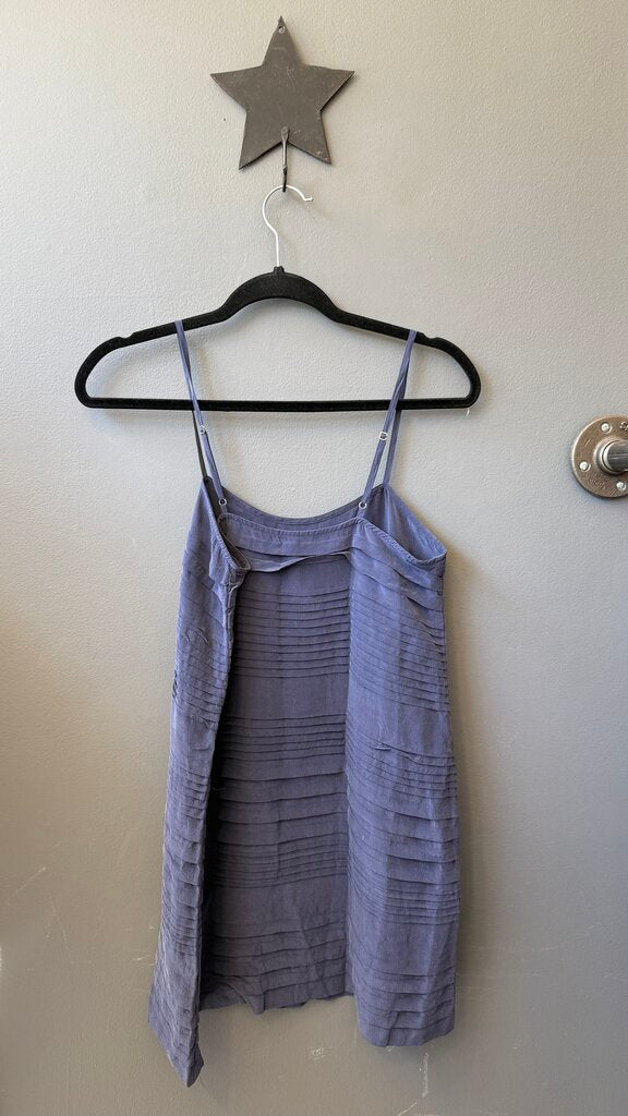 Silk Pintucked Dress
