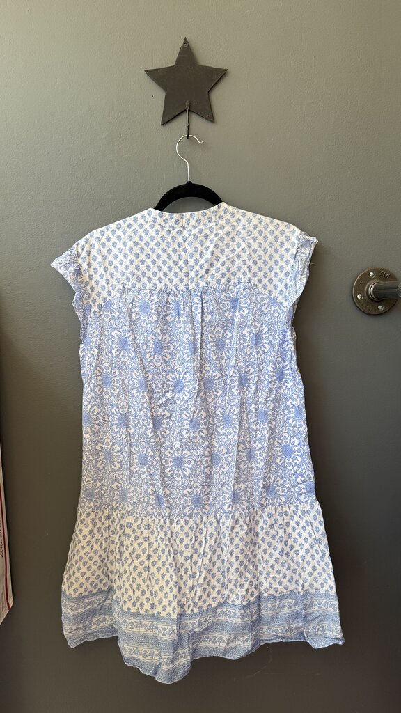 Ruffle Hem Tassel Shift Dress