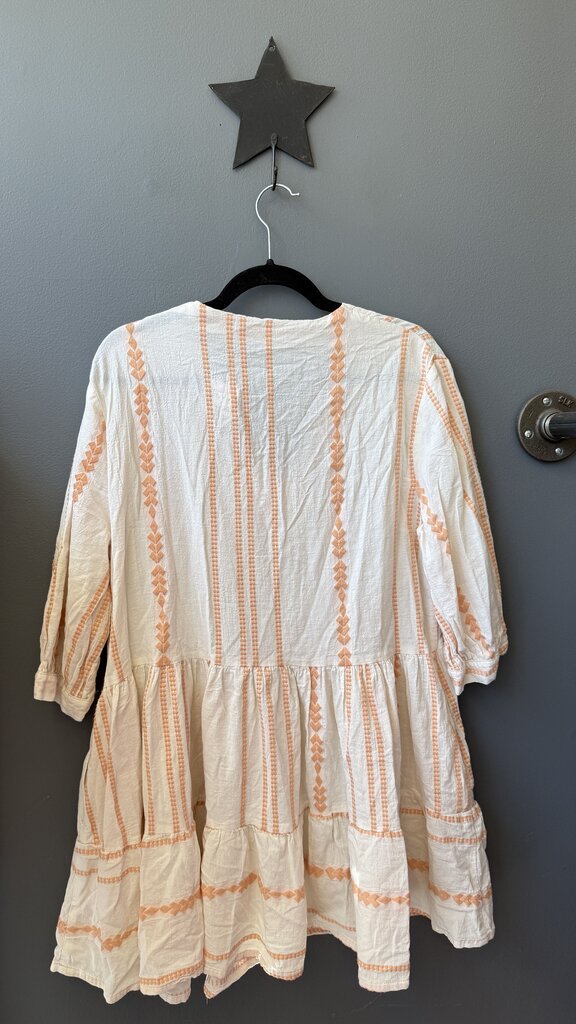 Embroidered Swing Dress