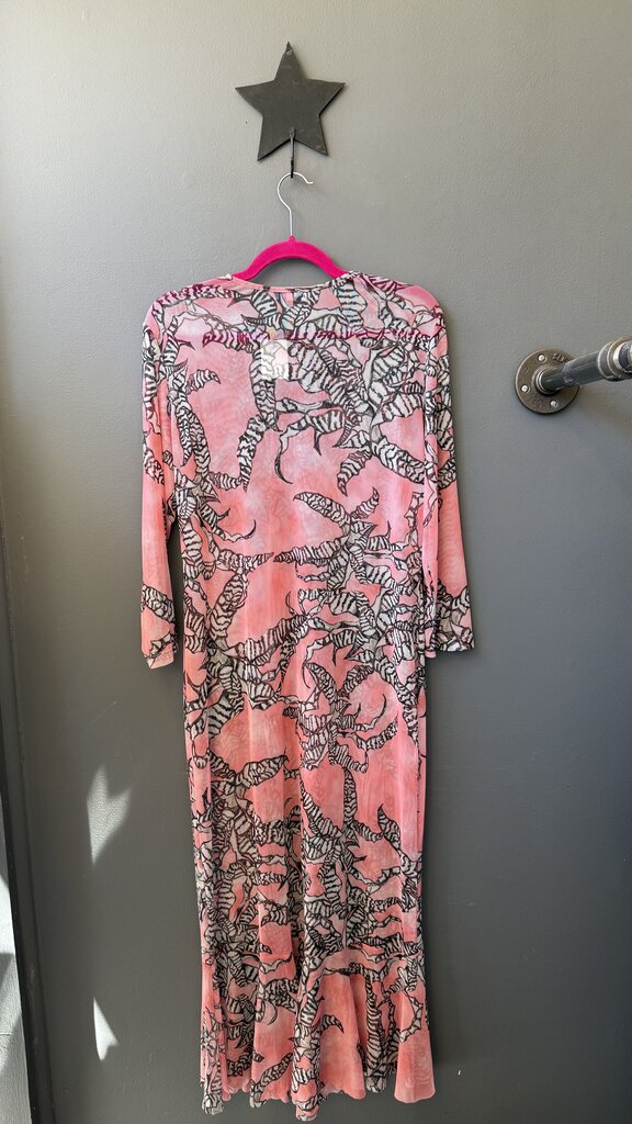 Mesh Topper Maxi Dress