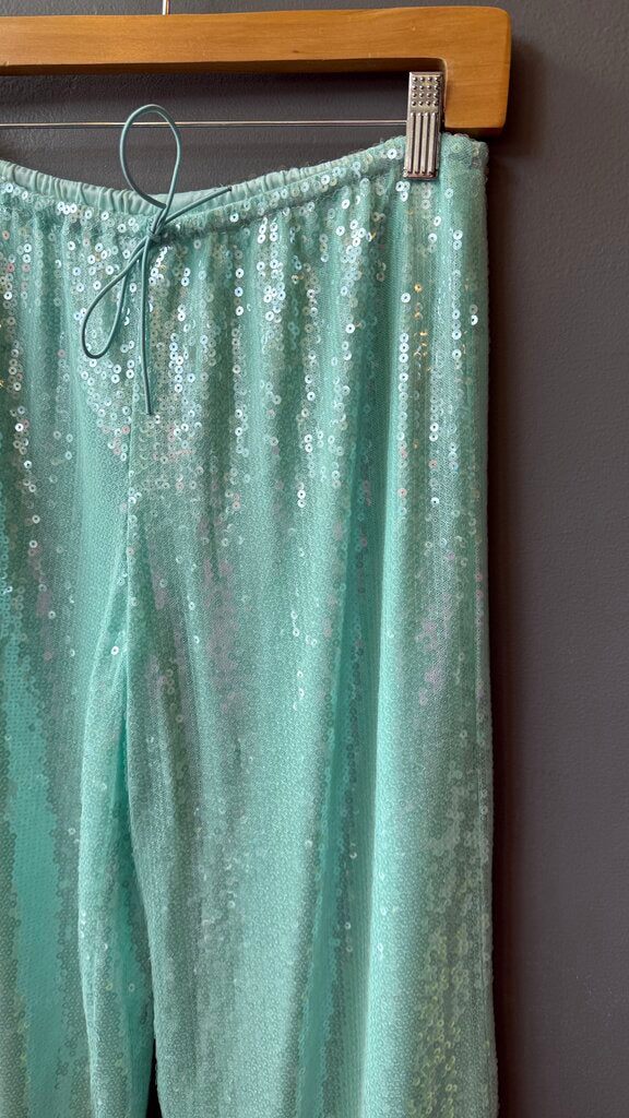 Sequin Wide Leg Pants
