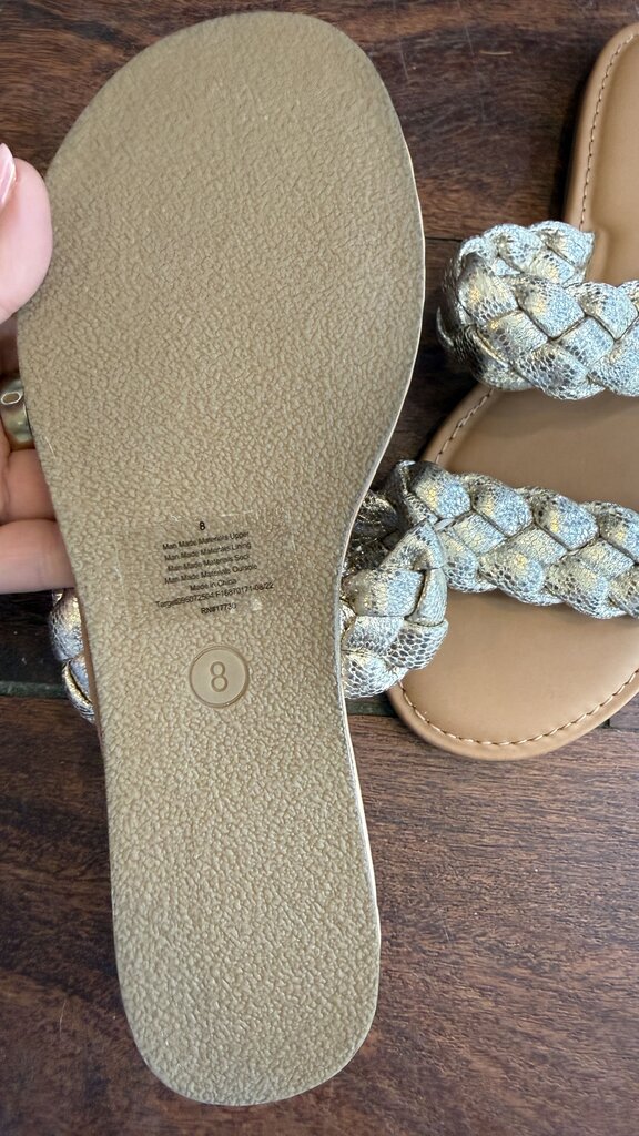 Braided Slide Sandals