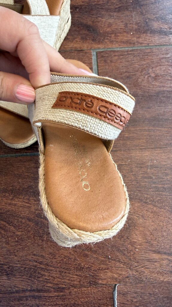 Braided Stretch Espadrille Wedges
