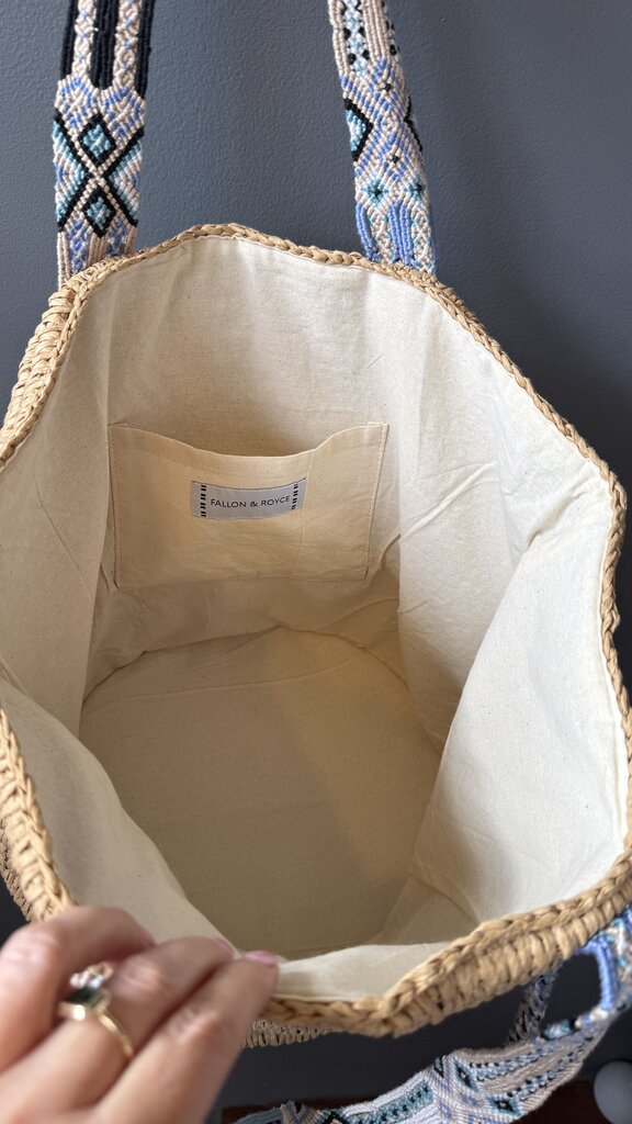 Crochet Strap Jute Tote