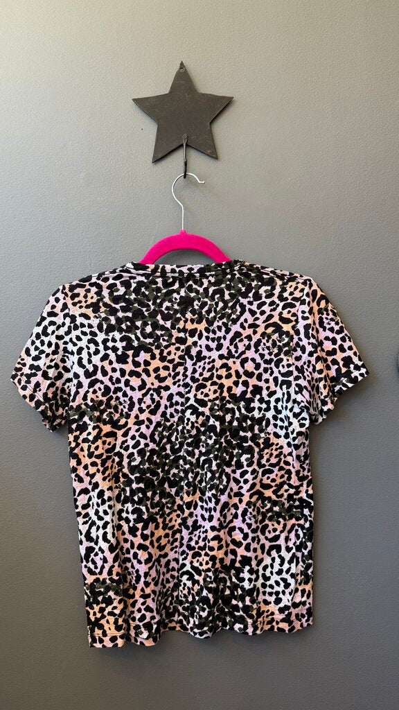 Leopard Vneck TShirt