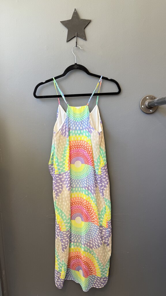 Dot Print Midi Dress