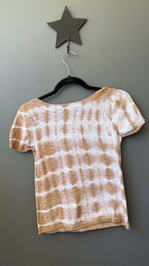 Knit Tie Dye Short Sleeve Top
