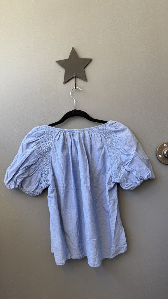 Cotton Pintuck Detail Top