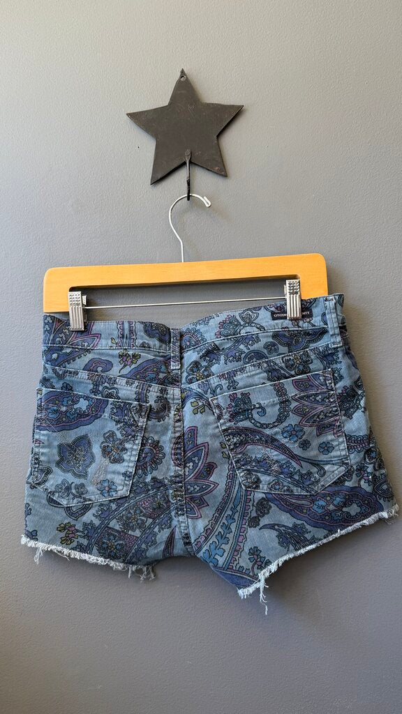Cut Off Corduroy Shorts