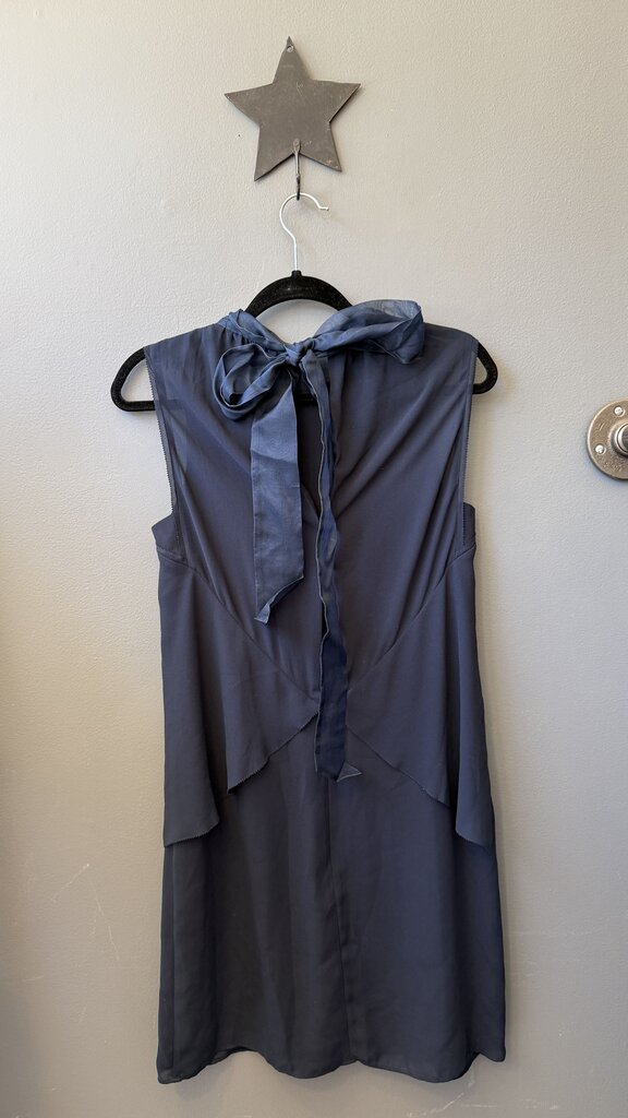 Chiffon High Neck Swing Dress