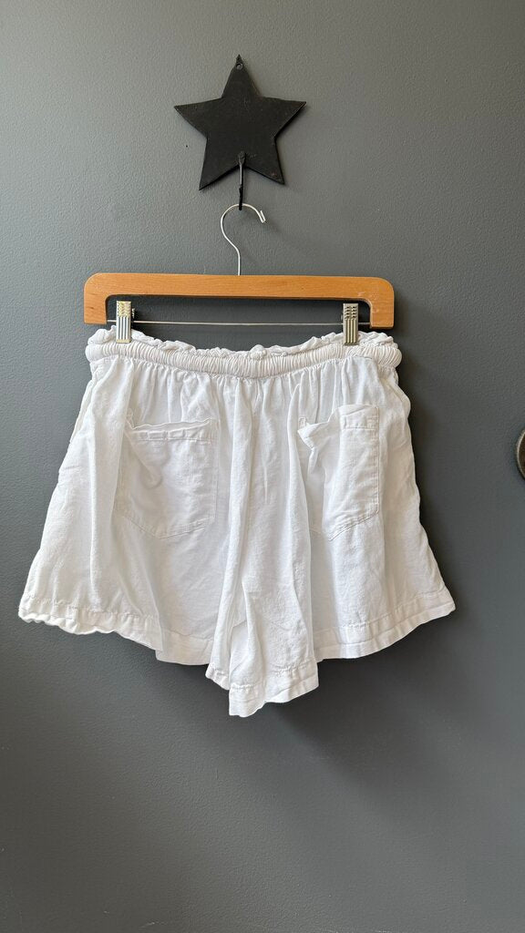 Cotton Linen Drawstring Rope Short