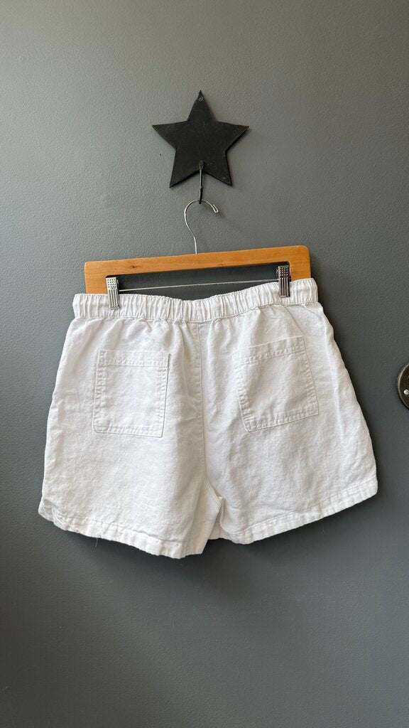 Cotton Linen Drawstring Shorts