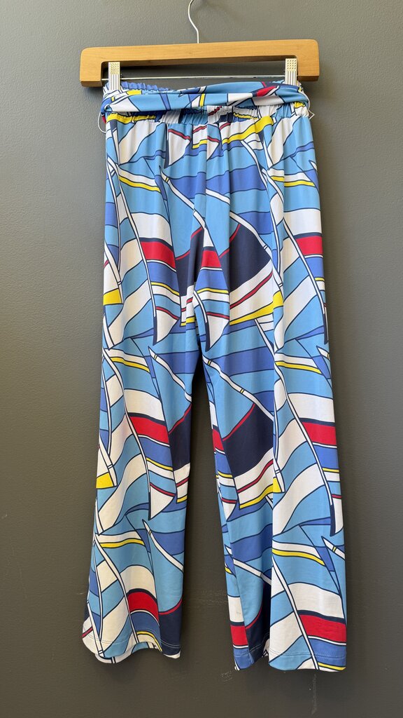 Wide Leg Sailor Flag Pants