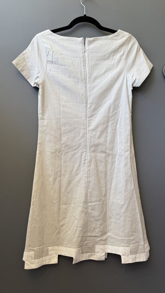 Greek Key Hem Dress