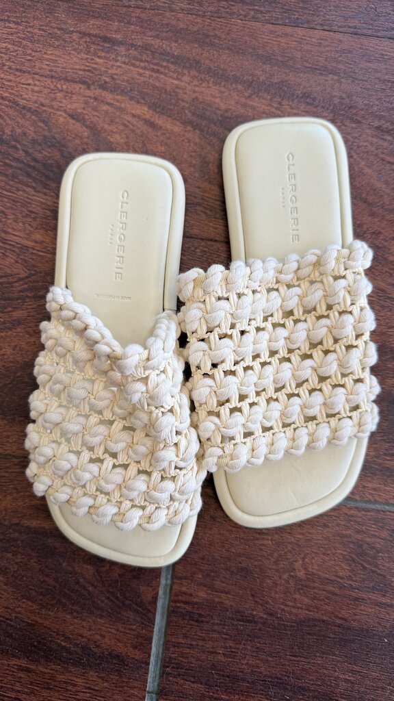 Woven Rope Slide Sandals