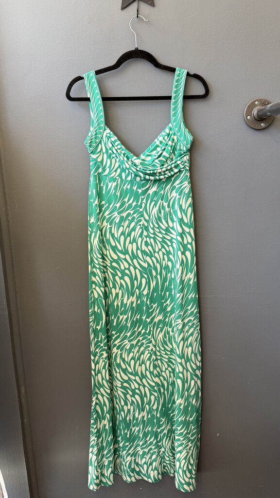 Jersey Print Maxi Dress
