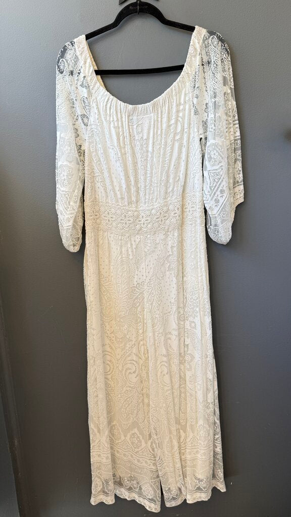 Burnout Wide Leg Jumpsuit