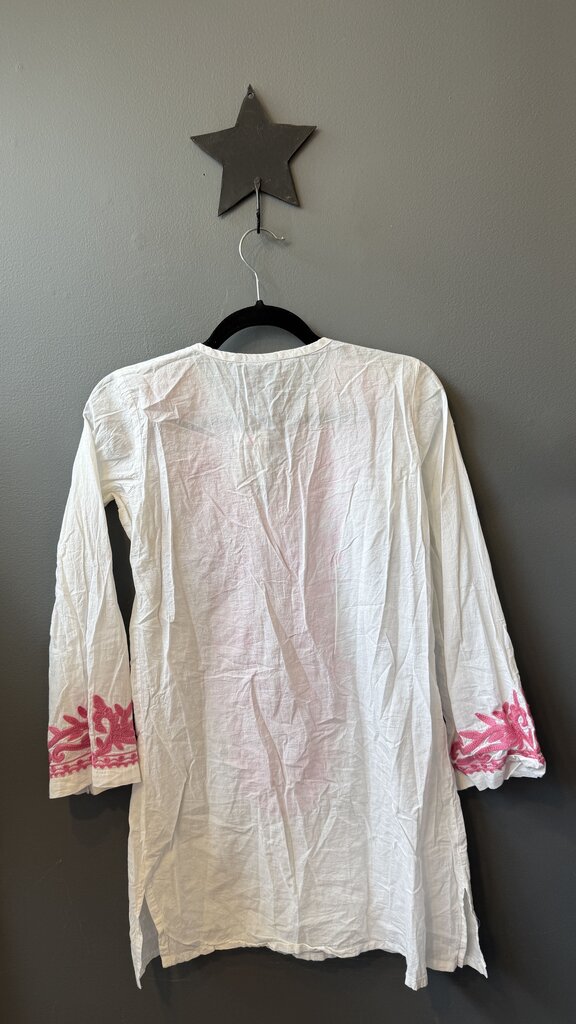 Embroidered Cotton Tunic Top