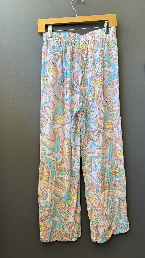 Print Wide Leg Pants